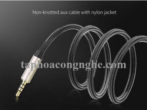 Ugreen 20820 0.5M màu Đen Cáp âm thanh 2 đầu Bông sen sang 3.5mm Dương đầu bọc nhôm mạ vàng AV135 30020820